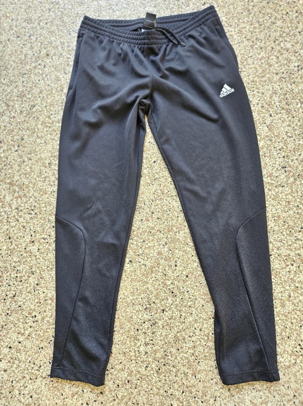 adidas Climalite Black Men's Slim Athletic Joggers L